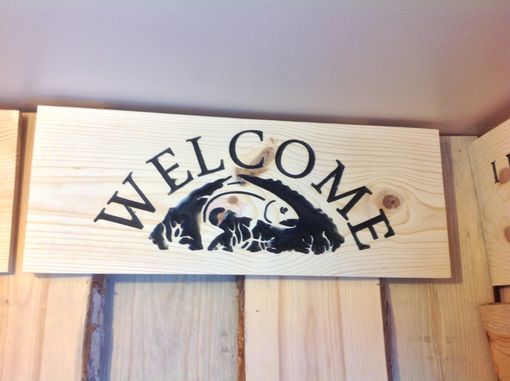 Custom Made Welcome Sign