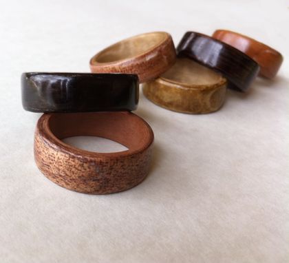 Custom Made Bentwood Or Solid Hardwood Rings