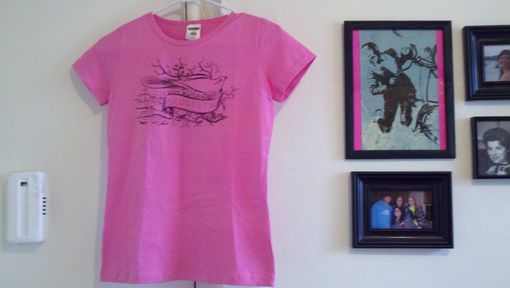 Custom Made Sale Birds Of A Feather, One Of A Kind Brooklyn Shirt, Small Pink