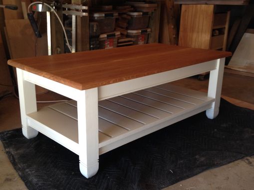 Custom Made Solid Oak Coffee Table