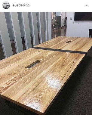 Custom Made Conference Tables / Ash Wood Projects