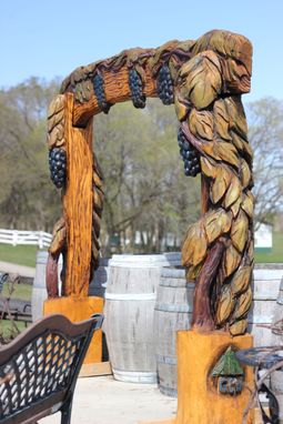 Custom Made Wedding Arch For Carlos Creek Winery