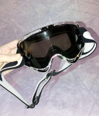 Custom Made Custom Crystallized Oakleys Goggles Snowboarding Slingshot Sunglasses European Crystals Bedazzled