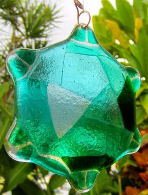 Custom Made Fused Glass Suncatcher