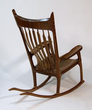 Custom Made Scuplted Rocking Chair
