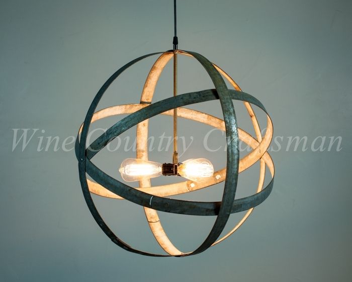 Buy Hand Made Wine Barrel Ring Chandelier Premier Made From Retired