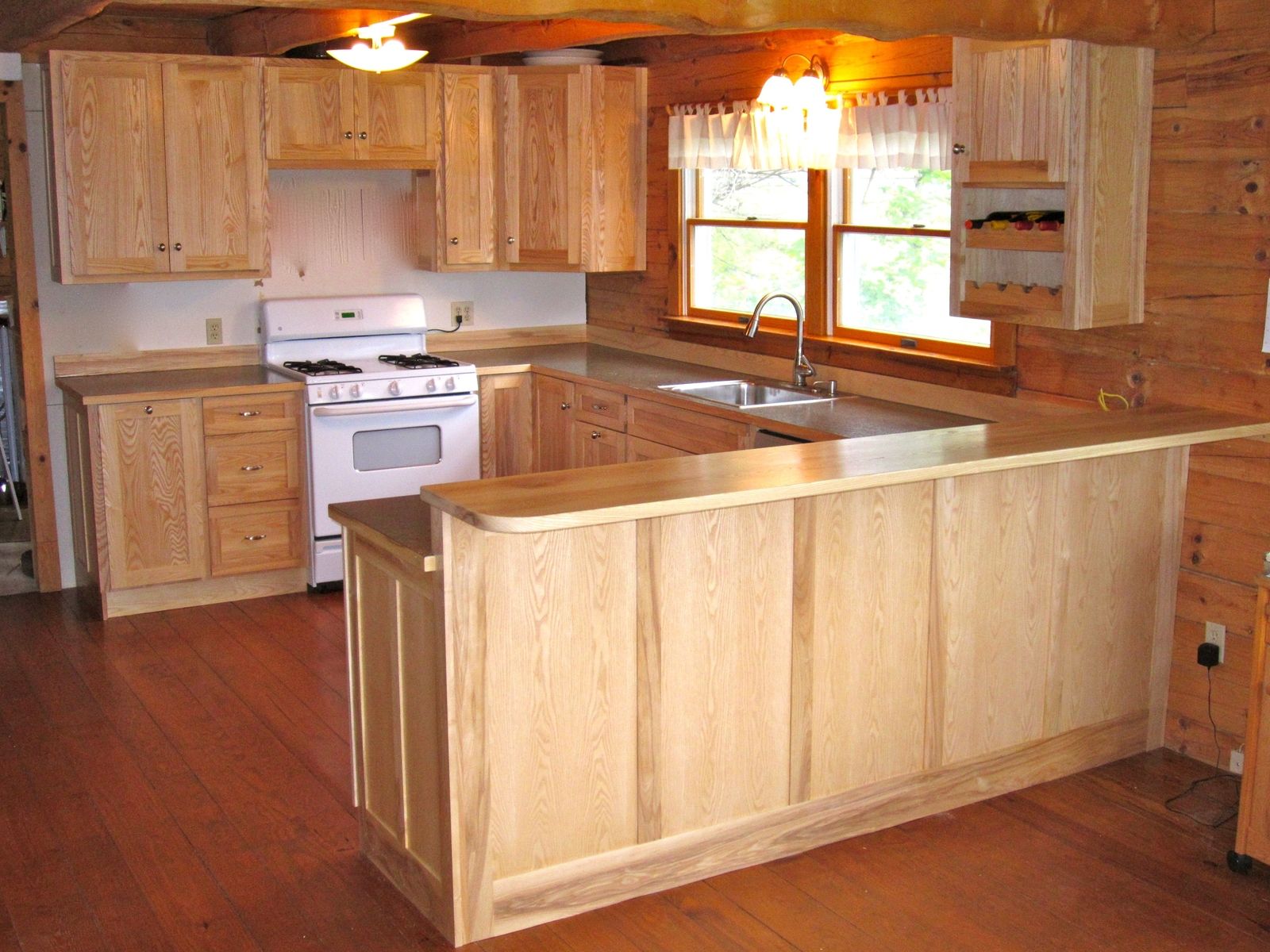 Hand Made Custom Ash Kitchen by Vermont Fine Woodworking | CustomMade.com
