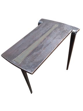 Custom Made Steel End Table