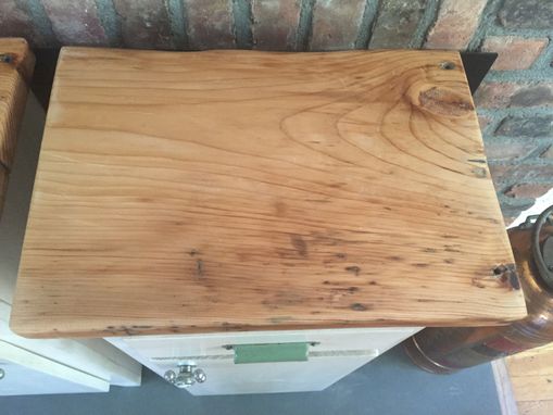 Custom Made Rustic "Hot And Cold" Night Stands