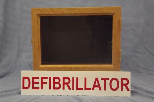 Custom Made Comercial Aed (Defibrillator) Cabinet