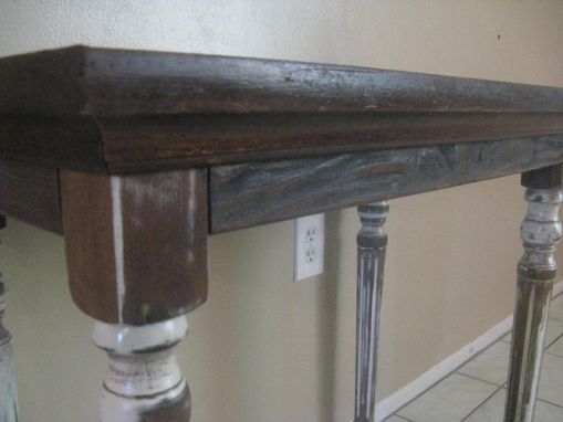 Custom Made Reclaimed Wood Console Table