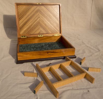 Custom Made Gentleman's Valet Or Jewlrey Box