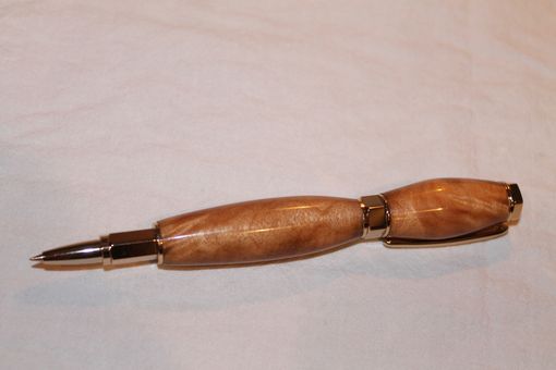 Custom Made Vertex Supreme Rollerball Pen - Maple Burl