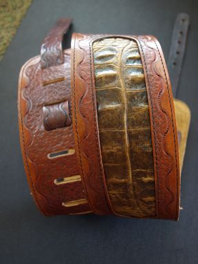 Handmade Custom Leather Guitar Strap by Dave's Hide Designs ...