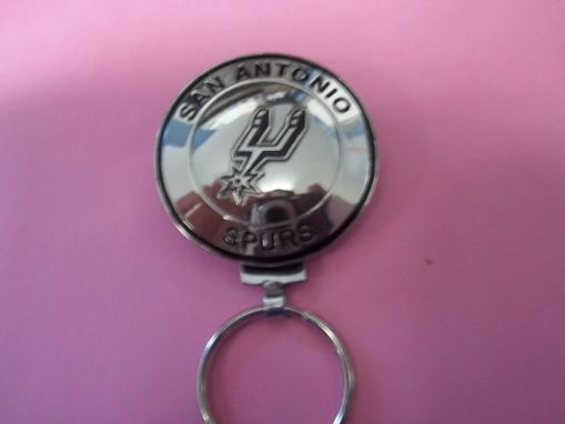 Custom Made Wmc069 "Spurs" Basketball Key Rings