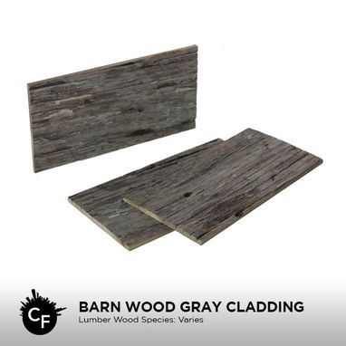 Custom Made Barn Wood Gray Cladding