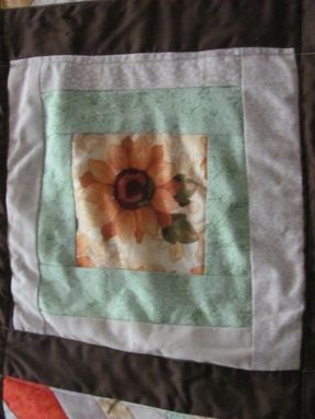 Custom Made Sunflower Quilt