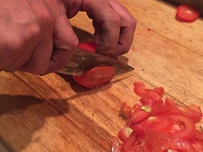 Custom Made Railroad Spike Chef Knife