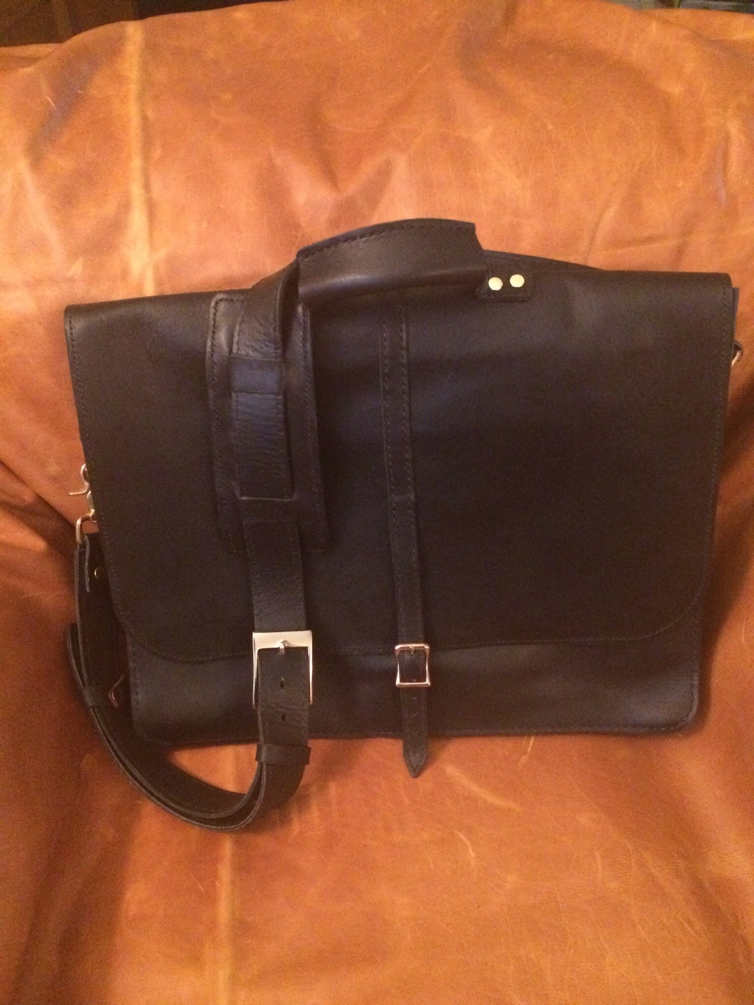 Buy Custom Made Soft Horween Essex Leather Briefcase, made to order ...