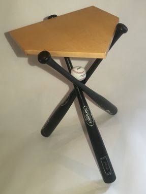 Custom Made Baseball End Table