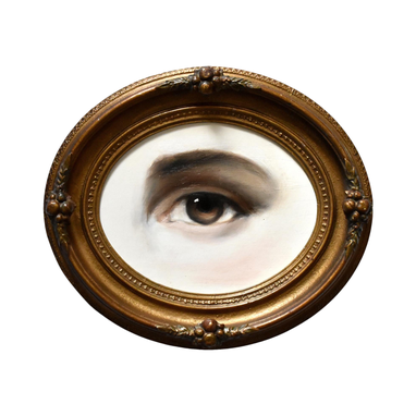 Custom Made Commissioned Lover's Eye Portrait By Susannah Carson