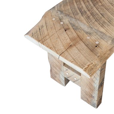 Custom Made Farmstyle Reclaimed Wood Entryway Or Dining Table Bench