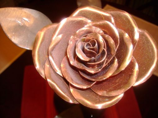 Custom Made Copper Rose