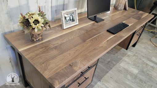 Custom Made Reclaimed Barnwood Executive Desk