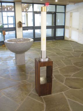 Custom Made Paschal Candle Stand 3