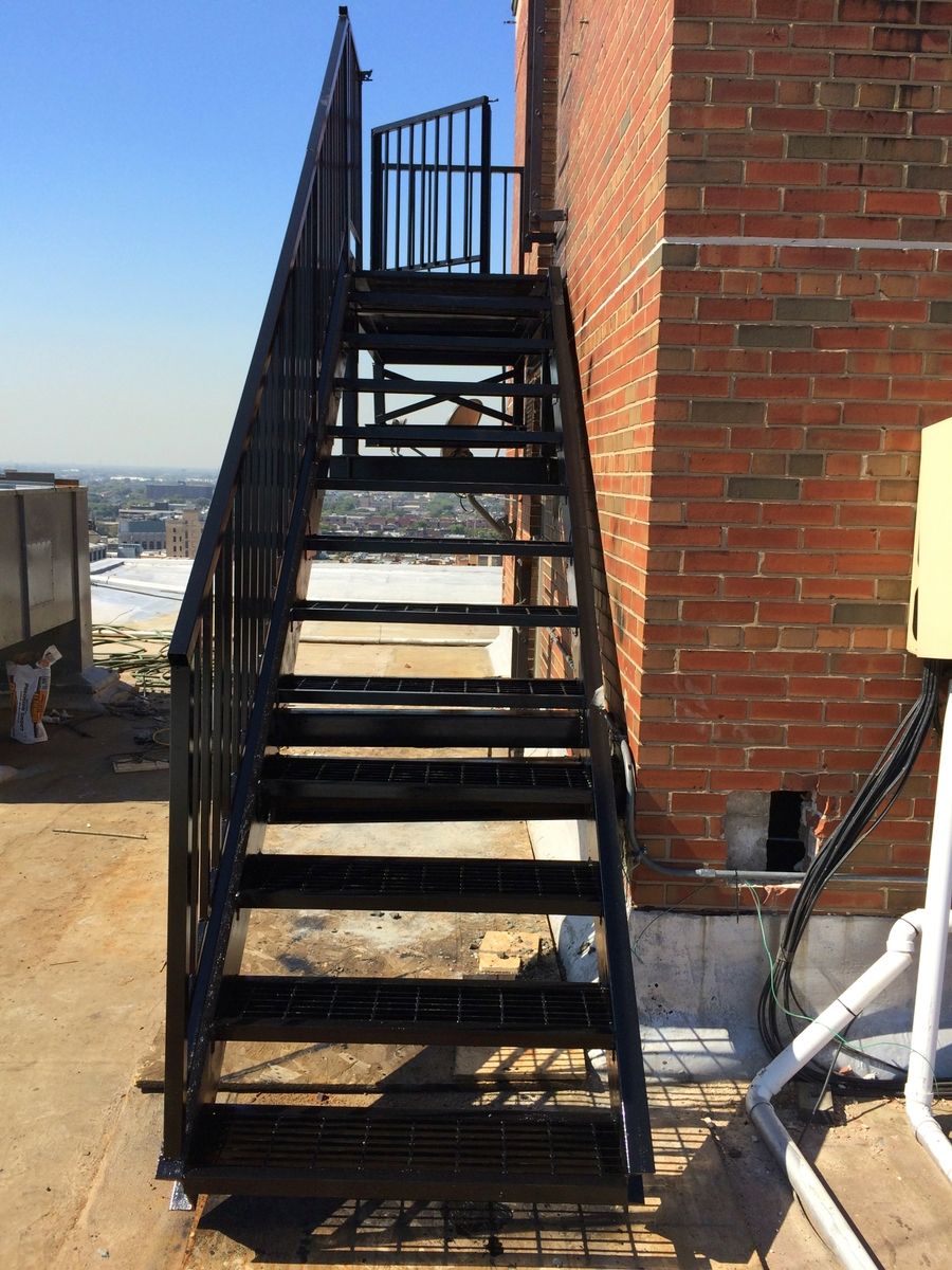 Handmade Steel Fire Escape by Jon Hartle Design