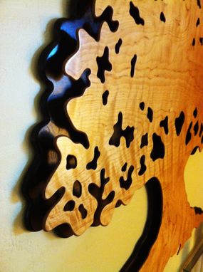 Custom Made Shipman Tree Service Layered Oak Tree Silhouette
