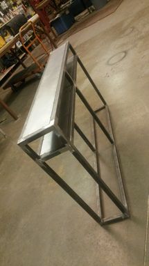 Custom Made Industrial Console Table // (Min. Shipping $450+)