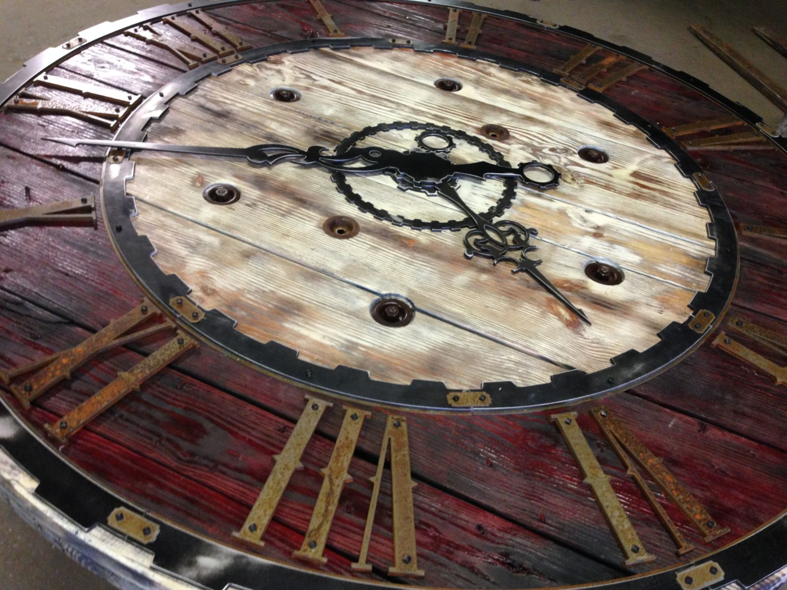 Buy Handmade Large Steampunk Clock, made to order from Cobalt Design