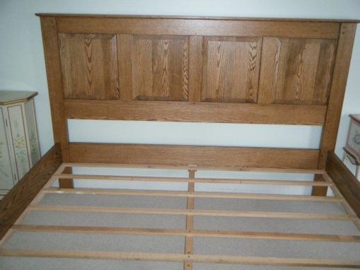 Custom Made King Size Panel Bed