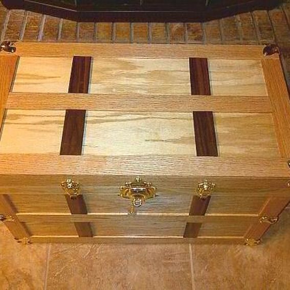 Hand Crafted Custom Steamer Trunks by Miller Custom Woodwork ...