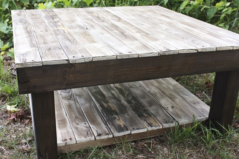 Buy Hand Crafted The Weathered Farmhouse Reclaimed Wood Coffee Table ...