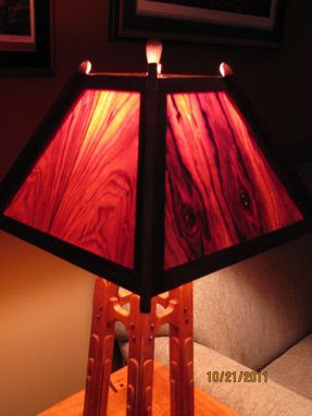 Custom Made Art Deco Lamps -  Greene And Greene Style