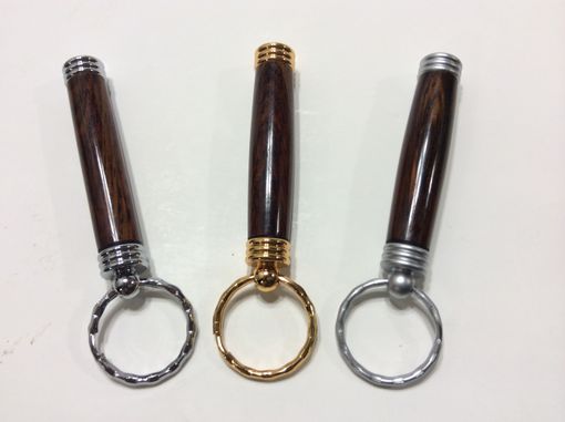 Custom Made Exotic Cocobolo Secret Compartment Keychains
