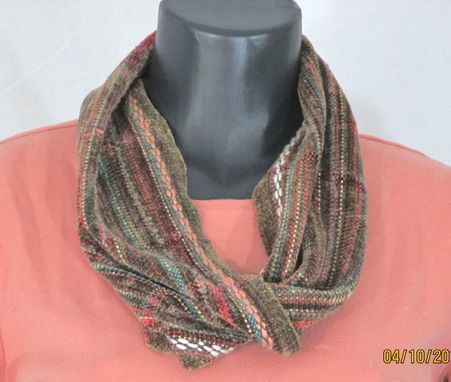 Custom Made Warm And Cozy Handwoven Short Mobius Scarf