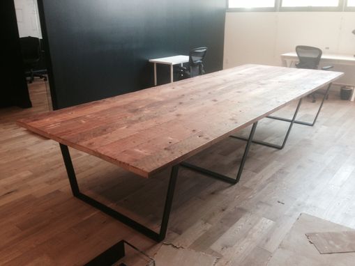 Custom Made Reclaimed Wood Tables W/Steel Bases