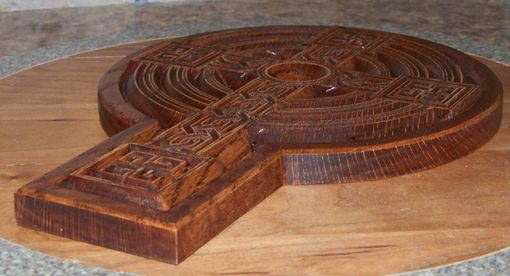 Custom Made Carved Celtic Cross