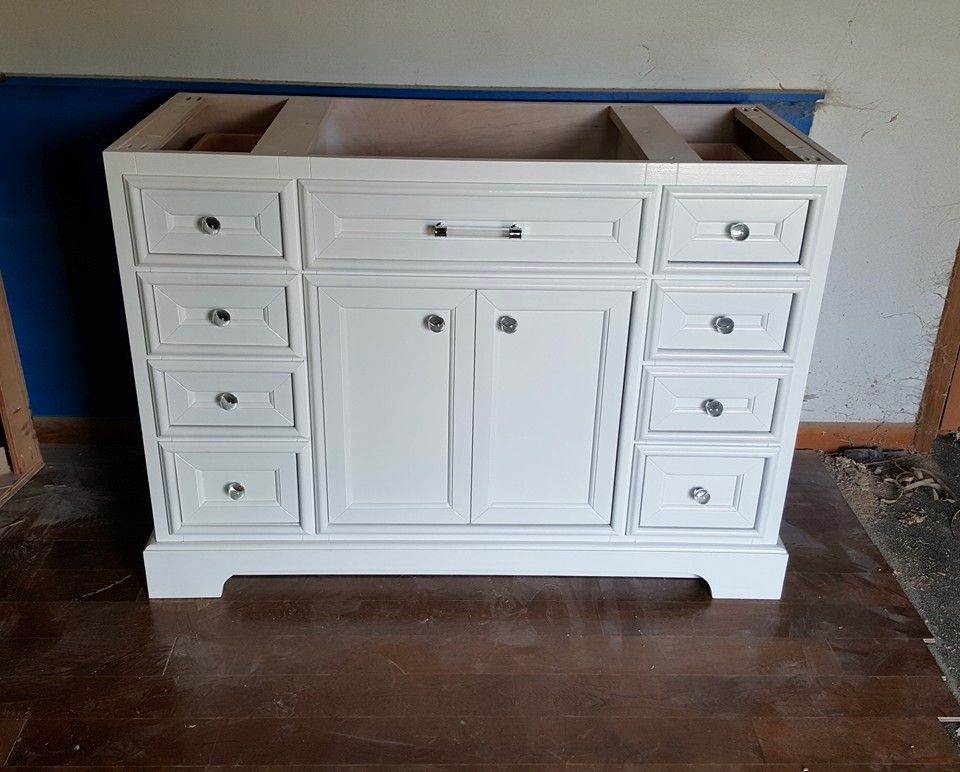 Hand Made Vanity Reface by Parkinsons Custom Woodworks