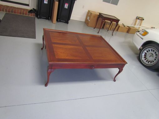 Custom Made Coffee Table With Cabriole Legs