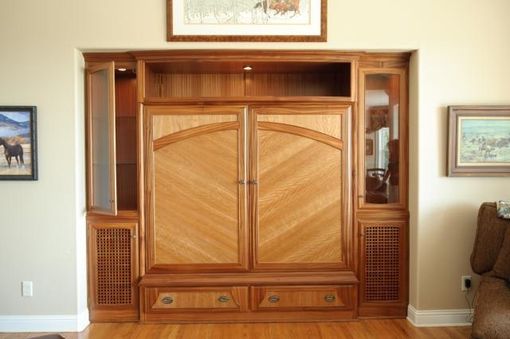 Custom Made Built-In Entertainment Armoire