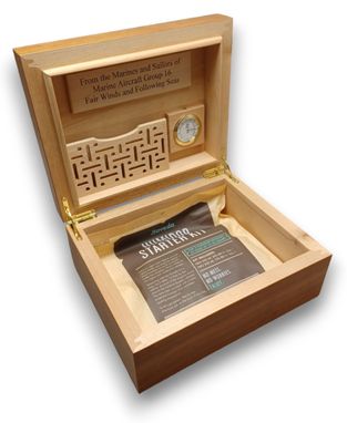 Custom Made 24 Count Custom Humidor With Free Engraving And Shipping