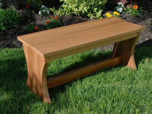 Hand Crafted Outdoor Cedar Garden Benches By Clark Wood Creations 