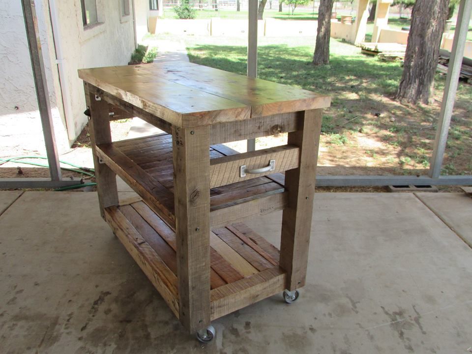 Buy Custom Made Kitchen Island, made to order from Woodsy pallet works ...