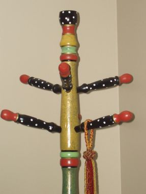 Custom Made Hand Painted Coat Tree Rack Hook- Custom - Kids - Youth - Adult