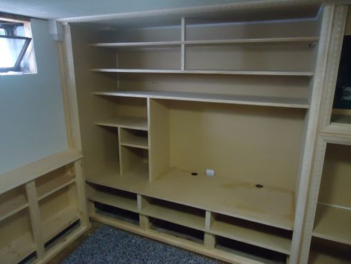 Custom Made Custom Built-In Cabinets And Shelves