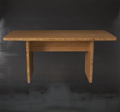 Custom Made Bamboo Flat-Pack Coffee Table / Bench